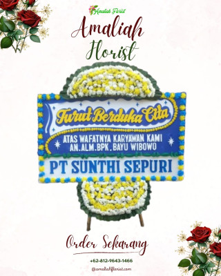 Papan Bunga Duka di Siantar