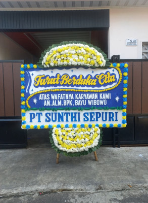 Papan Bunga Duka di Siantar