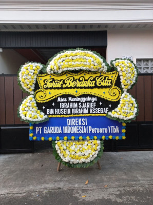 Papan Bunga Duka di Siantar