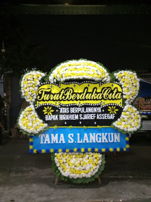 Papan Bunga Duka di Siantar