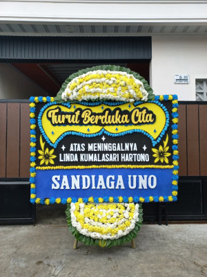 Papan Bunga Duka di Siantar